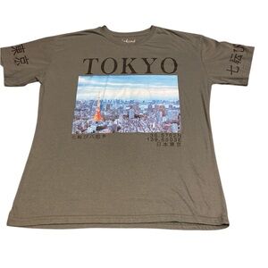 Urban Tokyo Graphic Tee - Olive